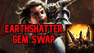 How to Swap to Earthshatter for Bossing  Ground Slam Slayer PoE 325 [upl. by Aissac]