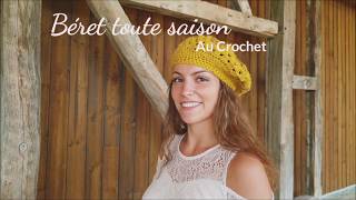 Comment faire un BÉRET AU CROCHET  Débutant [upl. by Nezah]