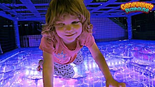 Best Family Fun Indoor Playground Videos with Genevieve [upl. by Thornie]