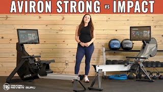 Aviron Strong vs Impact Rower Comparison  Best Gamified Rowers [upl. by Slosberg]