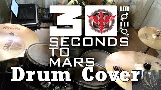 30 Seconds to Mars  Conquistador Drum Cover [upl. by Llirpa]