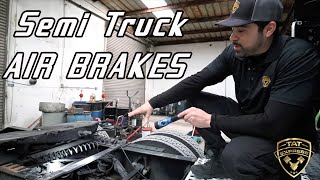 How Air Brakes Work On A Semi Truck [upl. by Rehsa]