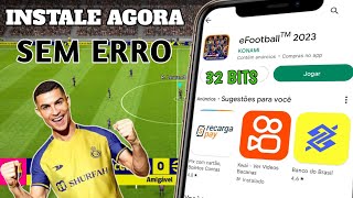 Como instalar Efootball 23 na play store incompatível de 32 bits [upl. by Scarlet]