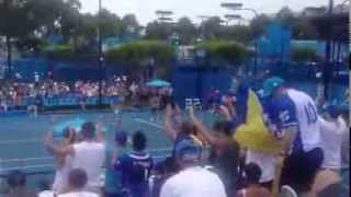 Damir Dzumhur Australian Open 2014 BH FANATICOS [upl. by Rox]