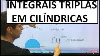 Integral tripla em coordenadas cilíndricas INTEGRAIS MÚLTIPLAS 15 DE 20 [upl. by Enelrae]