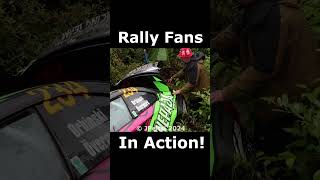 Rally Fans In Action part 2 rally shorts [upl. by Nosnibor]