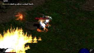 Fury Druid Vs Bear Barb SCL Diablo II [upl. by Skinner508]