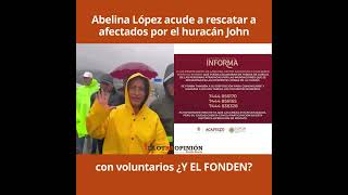 Abelina López pide ayuda a la ciudadanía en lugar de al Gobierno [upl. by Milly]