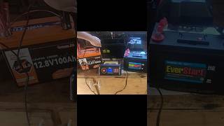 How to Charge a 12v Lithium Battery for Car or Trolling Motor shorts diy batterycharger [upl. by Maribeth518]