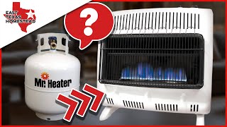 How To Connect a Mr Heater 30k BTU Propane Heater To a 20 lb Tank [upl. by Sherwynd]