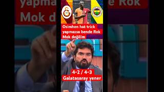 Galatasaray Fenerbahçe’yi 42 yener osimhen hat trick yapar Rasim ozan Fenerbahçe Galatasaray maçı [upl. by Pedro]