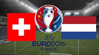 NIEDERLANDE gegen SCHWEIZ  EM 2016 FRANKREICH Qualifikation ◄NED 04► [upl. by Yeliak21]