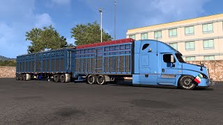 Ats 150 Cascadia Torton con Remolque mod ats  Mapa mexico [upl. by Mudenihc]