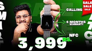 3999 Main Smartwatch With CallingNFCWarranty And More [upl. by Perlie237]