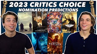 2023 Critics Choice Nomination Predictions [upl. by Sylado274]