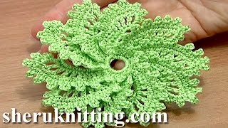 How to Crochet Spiral Flower Pattern [upl. by Assiruam974]