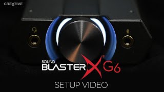 CREATİVE SOUND BLASTERX G6 HARİCİ SES KARTI [upl. by Marcoux808]