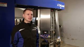 DeLaval VMS V310 milking robot with Repro™ module  Jesper Pedersen Denmark [upl. by Gierk]