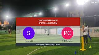 Live Cricket Match  Sunrisers 11 vs PHS Champions  28Sep24 0741 PM 8 overs  Youth Cricket Leag [upl. by Aissac833]