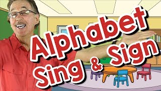 Alphabet Sing and Sign  ASL Song for Kids  Alphabet and Letter Sounds  Jack Hartmann [upl. by Wurst]