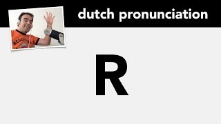 Dutch pronunciation the letter R  Nederlandse uitspraak alfabet R [upl. by Charin]