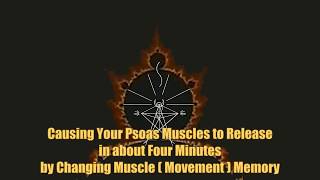 Psoas Muscle Spasm Treatments  Four Minute Release Exercise without Stretching [upl. by Eninahpets]