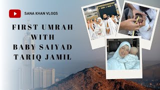 First umrah with baby Tariq jamil [upl. by Aitnohs]