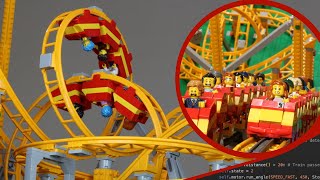 LEGO Theme Park Roller Coaster V10 [upl. by Notwal989]