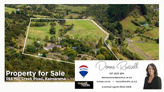 Property for sale  365 Mill Creek Road Kaimarama [upl. by Toy436]