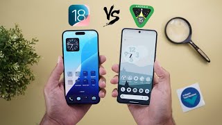 iOS 18 vs Android 15  InDepth Comparison Compared using 15 Pro Max amp Pixel 8 Pro [upl. by Deloris22]