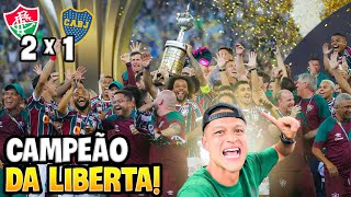 FLUMINENSE CAMPEÃO DA LIBERTADORES PELA 1ª VEZ NA HISTÓRIA Fluminense x Boca Juniors [upl. by Ivette]