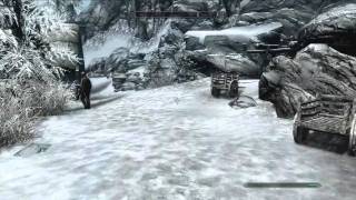 Skyrim Invisible Chest in Dawnstar Tutorial [upl. by Richardo715]