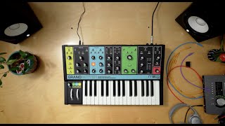 The Moog Grandmother  A Gorgeous Sounding and Looking SemiModular Synth [upl. by Einahpts]