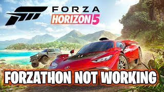 Forza Horizon 5  Forzathon Shop Not Working [upl. by Elbart]