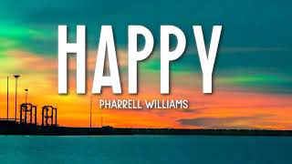 Pharrell Williams  Happy Lyrics [upl. by Eel]