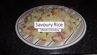 How To Prepare Savoury Rice [upl. by Meehyrb]