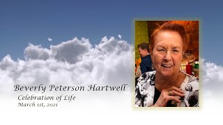 Beverly P Hartwell  Celebration of Life [upl. by Nnylyrehc]