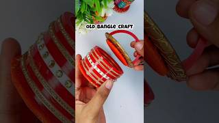 Waste Bangle DIY for Mandir  diy bestoutofwaste craft ganesh [upl. by Remoh]