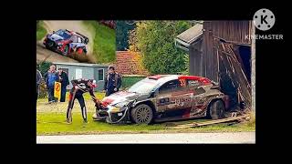 watch Elfyn evans crash video  Elfynevans accident  Elfyn Evans crash CentralEuropean Rally [upl. by Enyaht724]