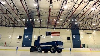 Zamboni 552 Electric Ice Resurfacer  Behind The Wheel [upl. by Oad464]