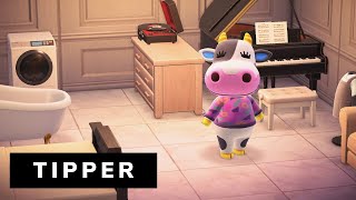 TIPPER House Tour  Animal Crossing New Horizons [upl. by Damali]