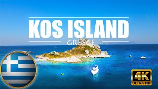 Kos Island Greece 🇬🇷  by drone Cinematic 4K Aerial Footage  Κως Ελλάδα [upl. by Ailin]