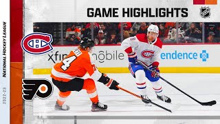 NHL Highlights  Flyers  Canadiens 113019 [upl. by Kcirtap]