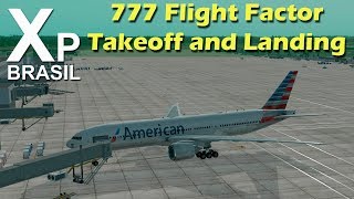 Tutorial Boeing 777 Flight Factor takeoff and landing [upl. by Aubin461]