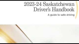 Saskatchewan Drivers Handbook 202324 Audio Video Book  Bookmarked Chapters HD [upl. by Salman244]