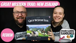 Great Western Trail New Zealand  Board Game Review amp Comparison [upl. by Wilfrid]