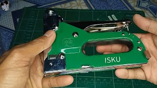 Review Staple Gun ISKU 3 IN 1 [upl. by Ahdar166]