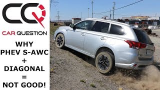 Mitsubishi Outlander PHEV  Why the diagonal test  Review 710 [upl. by Nerita]