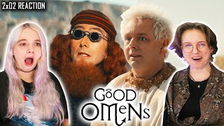 Good Omens 2x02 The Clue  A Companion to Owls REACTION [upl. by Doy]