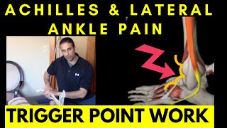 Achilles TENDONITIS amp ANKLE PAINTrigger Points [upl. by Odla]